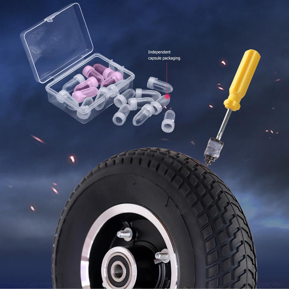 Car Tyre Repair Rubber Nail Set Universal Car Motorcycle Tyre Repair Nails Truck Scooter Bike Tire Puncture Repair Tool 10-100PC