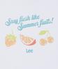 LEE Women Fruit Graphic Relaxed T-Shirt White