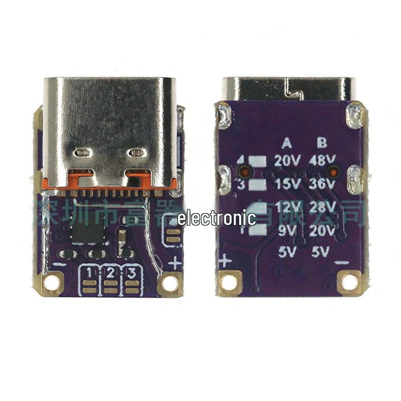 PD/QC Fast Charging Module: PD3.0/3.1 To DC USB-C Voltage Trigger