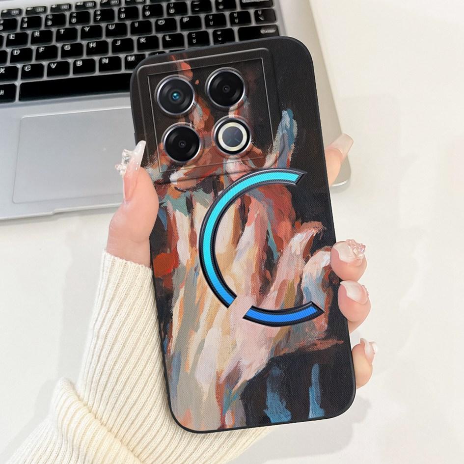 Per Infinix GT 20 Pro 2024 Custodia X6871 Cover Antiurto Fantasia alla Moda Morbido Silicone Opaco Custodia per Telefono Per Infinix GT20 Pro Coque