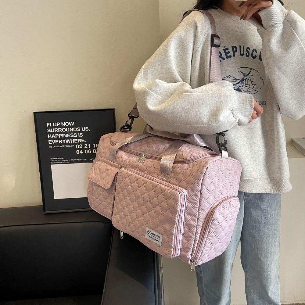 Oxford Travel Duffle Bag Quilted Sports Tote Bag Fashion Travel Handbag  Gym