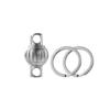 Titanium Alloy Rotating Ring Buckle Keychain Waist Belt Buckle Spring Lock Keyring Outdoor Tool EDC Unboxing Tool