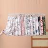 Büyük beden XL'dan 6XL'a Poplin Şort Çiçekler ev giyimi şort Günlük Bol plaj şortu