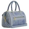 Coach Bolso de Hombro de Mezclilla con Colgante de Logo Rowan para Mujer Color Índigo Claro CDY74-IMNIM