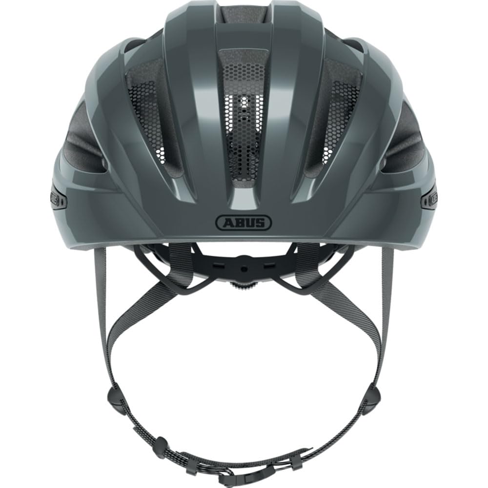 ABUS MACATOR RACE GREY Cycling Size L with Removable Helmet, (57-61cm), Visor.