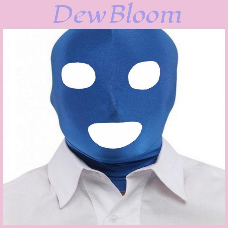 Premium Qualität Cosplay Sexy Halloween Party Lycra Spandex Zentai Offene Augen Mund Vollhaubenmaske Für Unvergessliche Erlebnisse
