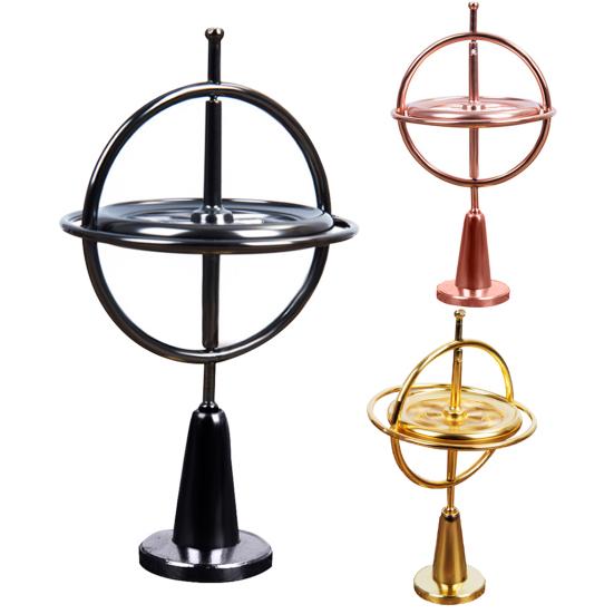 Dynamical Gyroscope Educational Classic Rust-proof Rotating Gyro Stress Reliever for School