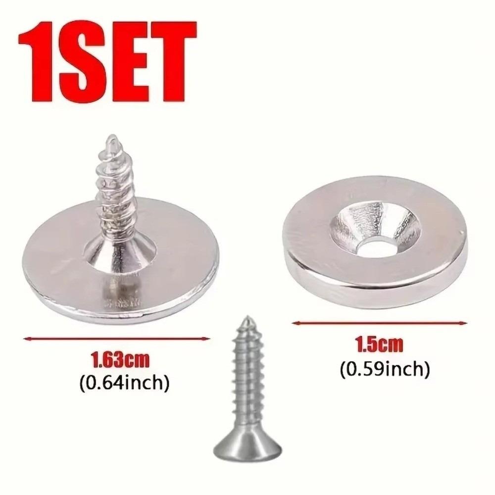 Round Magnetic Lock for Furniture Closer for Furniture Hardware Magnetic Door Catch