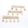 New 1 Piece 105mm Alloy Rhinestone Hanging Accessory Sexy Bikini Connector/luggage Shiny Clothing Wedding Decoration Accessory