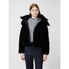 Cc Collect Velvet Hooded Short Goose Down C254psg804