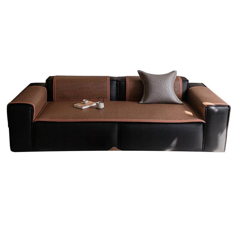 Summer Pe Rattan Sofa Cushion Non-Slip Premium Seat Cushion  New Summer Cool Sofa Cover Cover Cloth Towel