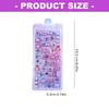 Puffier Sticker Sheets Decorative Sticker Cute Small Sticker for Kids & Adults, Reusing Tiny Sticker for Scrapbooking
