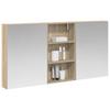 Bathroom Cabinet Set 3 Pcs 140 X 14.5 X 70 Cm Particleboard