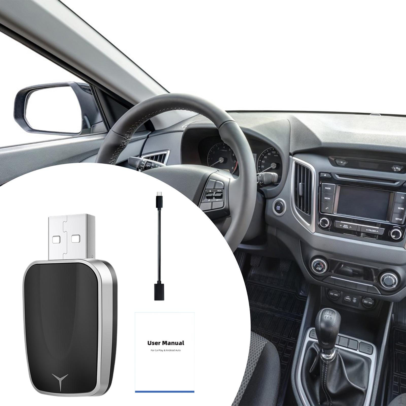

Auto Adapter 2 in 1 Connect Box Low Latency Car Interconnection High срібний