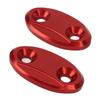 2pcs Motorcycle Rearview Mirror Base Cover Aluminum Alloy Windscreen Mirror Hole Cover for S1000RR 2009‑2019