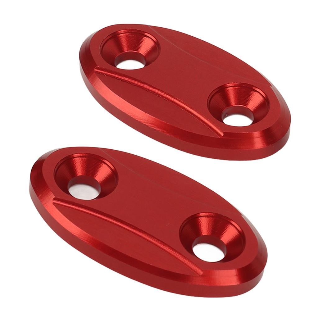 2pcs Motorcycle Rearview Mirror Base Cover Aluminum Alloy Windscreen Mirror Hole Cover for S1000RR 2009‑2019
