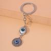 Cute Enamel Lucky Evil Eye Keychain Metal Keyring Pendant for Car Key Holder Women Girls Handbag Charms DIY Jewelry Gifts