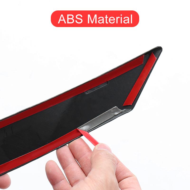 For Toyota RAV4 XA50 Hybrid 2019 2020 2024 2024 2024 2024 ABS Car Rear Tail Window C Pillar Column Frame Cover Trim Stickers