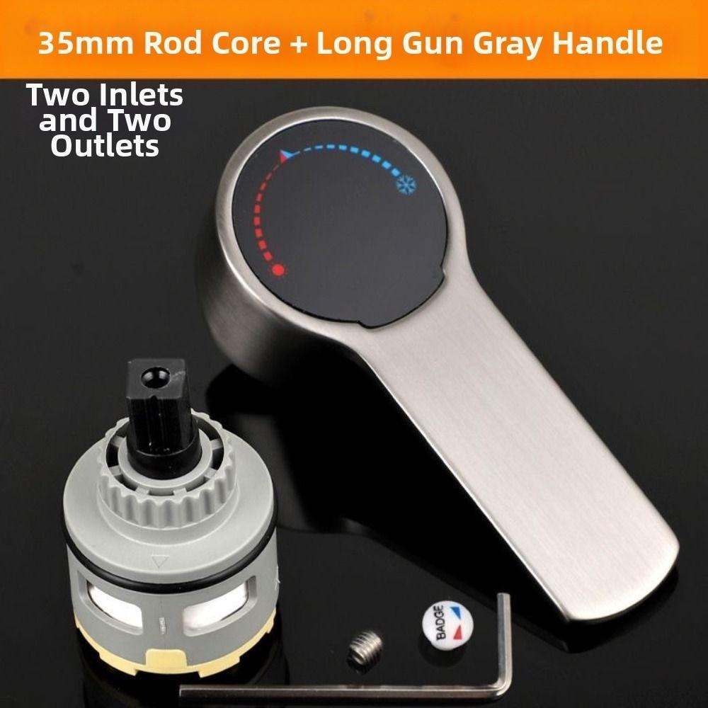 35mm Size Faucet Valve Core Watersaving Leak Proof Faucet Cartridge Double Output Hot/Cold Water Mixed Shower Switch