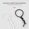 Black Plastic Coated Iron Wire White Cable Ties Iron Wire Cable Wrap Organizer