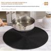 Round Woven Placemats Heat Resistant Non Slip For Kitchen Table Holiday Home Use