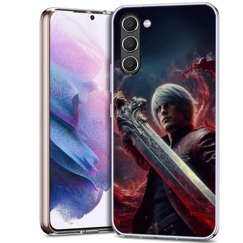 D-Devil May Cry DMC Phone Case for Samsung A54 A14 A24 A34 A17 A37 A57 A55 A35 A25 A15 A13 A23 A33 A53 A07 A05S A04S A03 A73 Gal