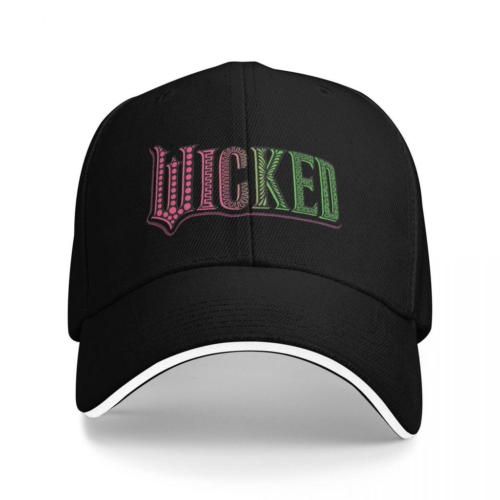 Wicked Glinda And Elphaba Logo Baseball Caps Snapback Baseball Hats Breathable Casual Casquette Outdoor for Men And Women