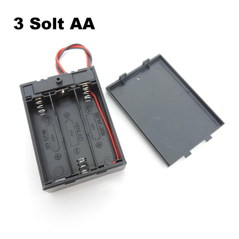 White Transparent 2/3/4 Slot AA Battery Holder AA Battery Box Case AA 1x 2x 3x 4x AA Battery Case With Switch DIY Repair