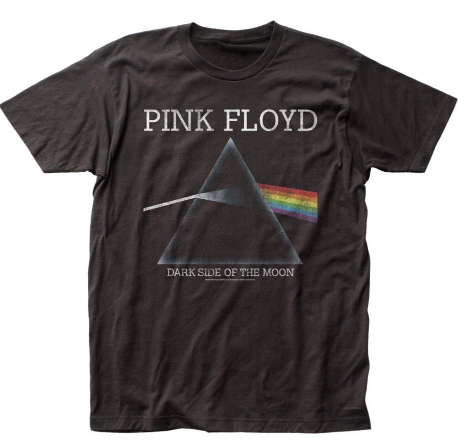 

Футболка Pink Floyd The Dark Side of the Moon с потертостями – Мужская футболка Рок-группы Черная Унисекс XXXXL