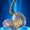 Music Earphones 3.5mm Wired Earphone in-Ear with Mic Wired Headset Elbow HiFi Stereo Earpiece Headset Sport