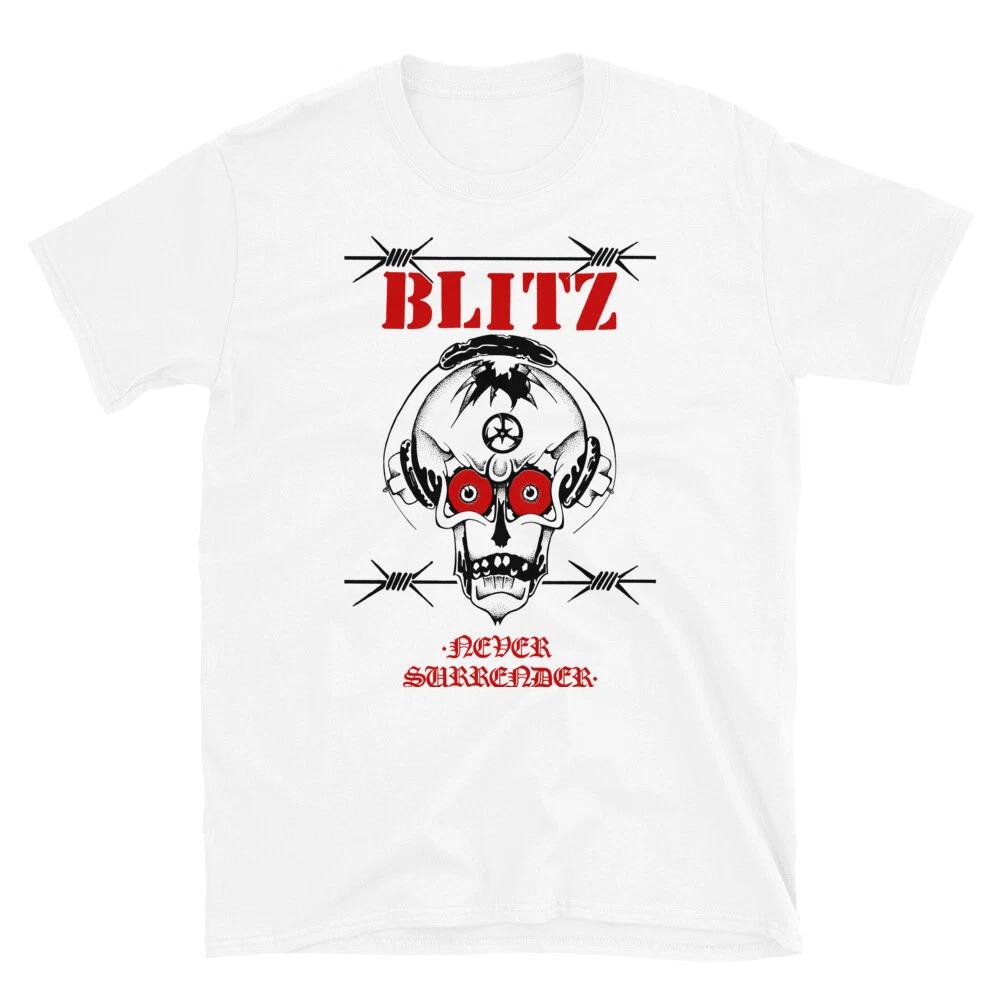 

BLITZ - Never Surrender T-Shirt 80 s PUNK OI Classic UK Nidge S