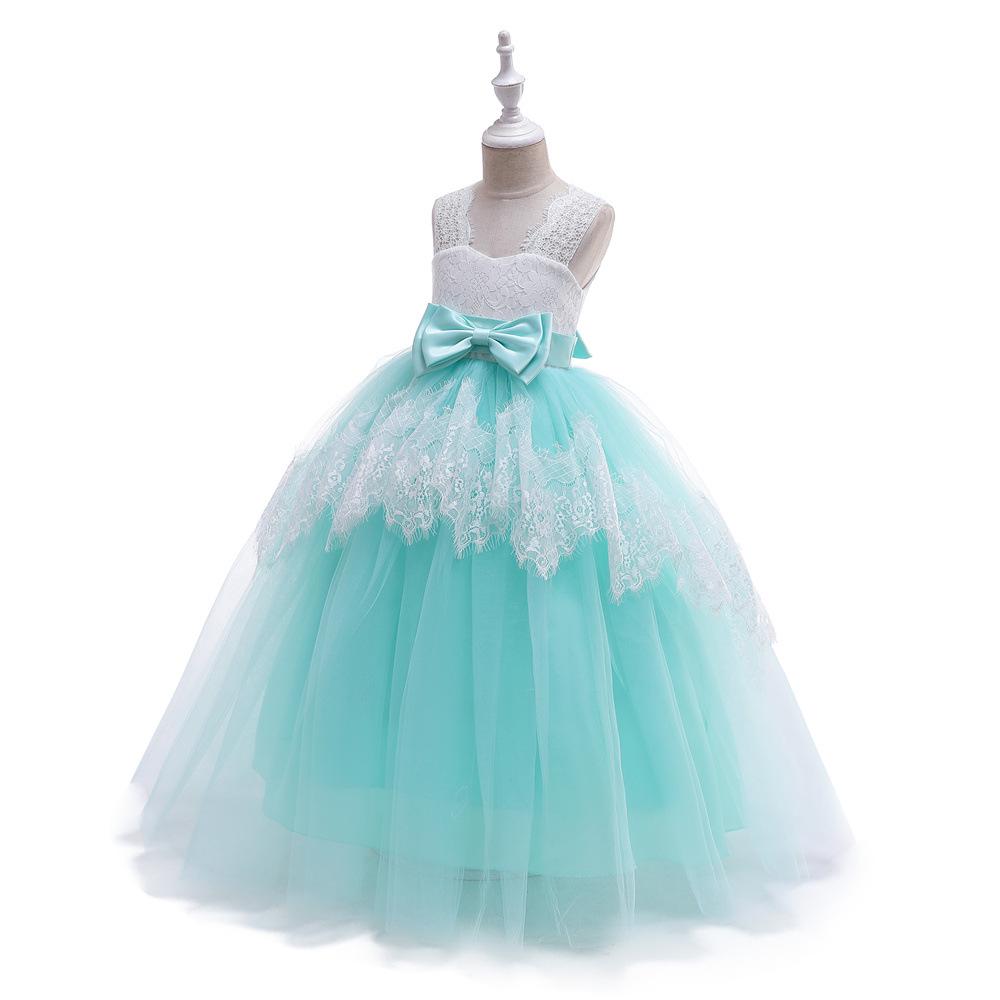 Hot Selling Girls' Formal Flower Girl Dresses - Puffy Tulle Skirts & Long Princess Wedding Gowns