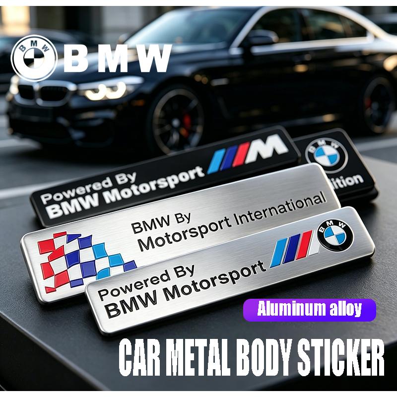Metal Sticker Body Trunk Decal Emblem Badge Racing Style Exterior Modified Parts For BMW X1 X2 X3 X5 X4 X6 X7 iX3 F20 F10 F07 E7