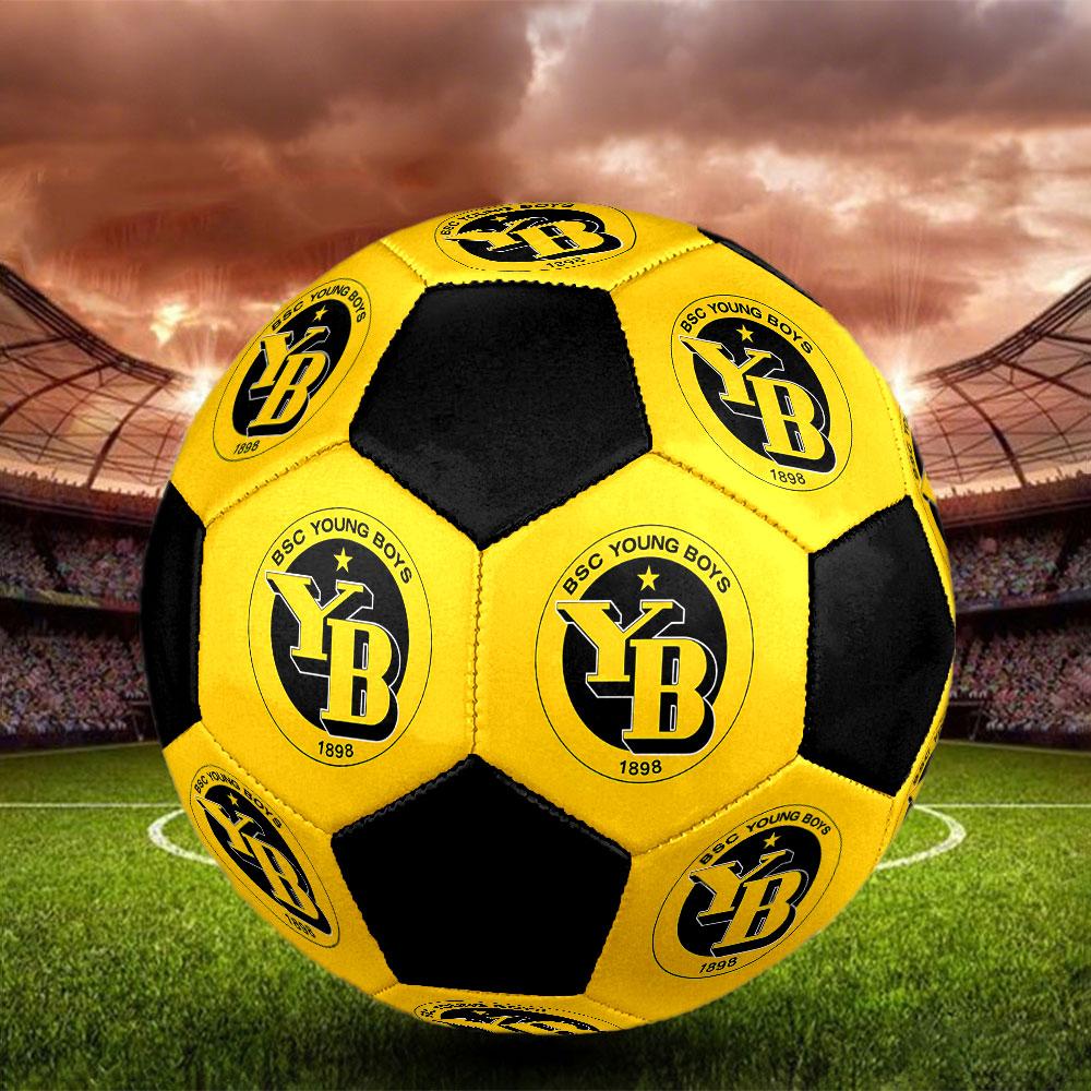 1 pz Pallone da Calcio BSC Young Taglia 5 Pallone da Calcetto Indoor Moda Colorato Gioco in Giardino - Ottimo Regalo per Appassionati di Sport HE30
