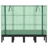 Vidaxl Raised Planter with Greenhouse, Rattan Look, 160X40X140 Cm