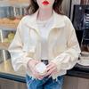 Women's Petite Versatile Casual Windbreaker Jacket - Spring/Autumn 2025 Collection
