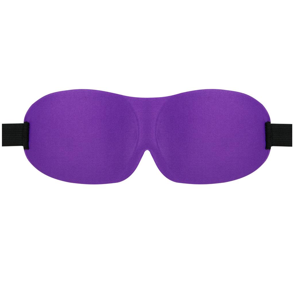 1pcs masque de sommeil rembourré - masque respirant et confortable pour les yeux en coton avion avec les yeux bandés