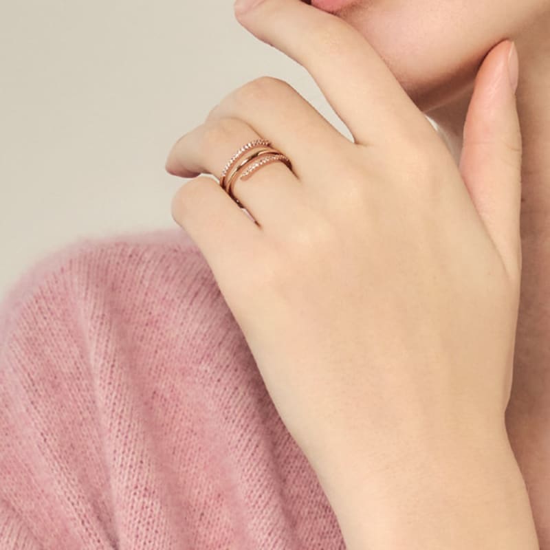 CRANNE Spring Cubic Ring C24RB087