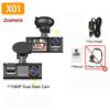 3 Camera Dash Cam for Car Front And Rear Camera 1080P 2" Video Recorder Dashcam Car DVR Rear View Camera W/ IR Car Accessory