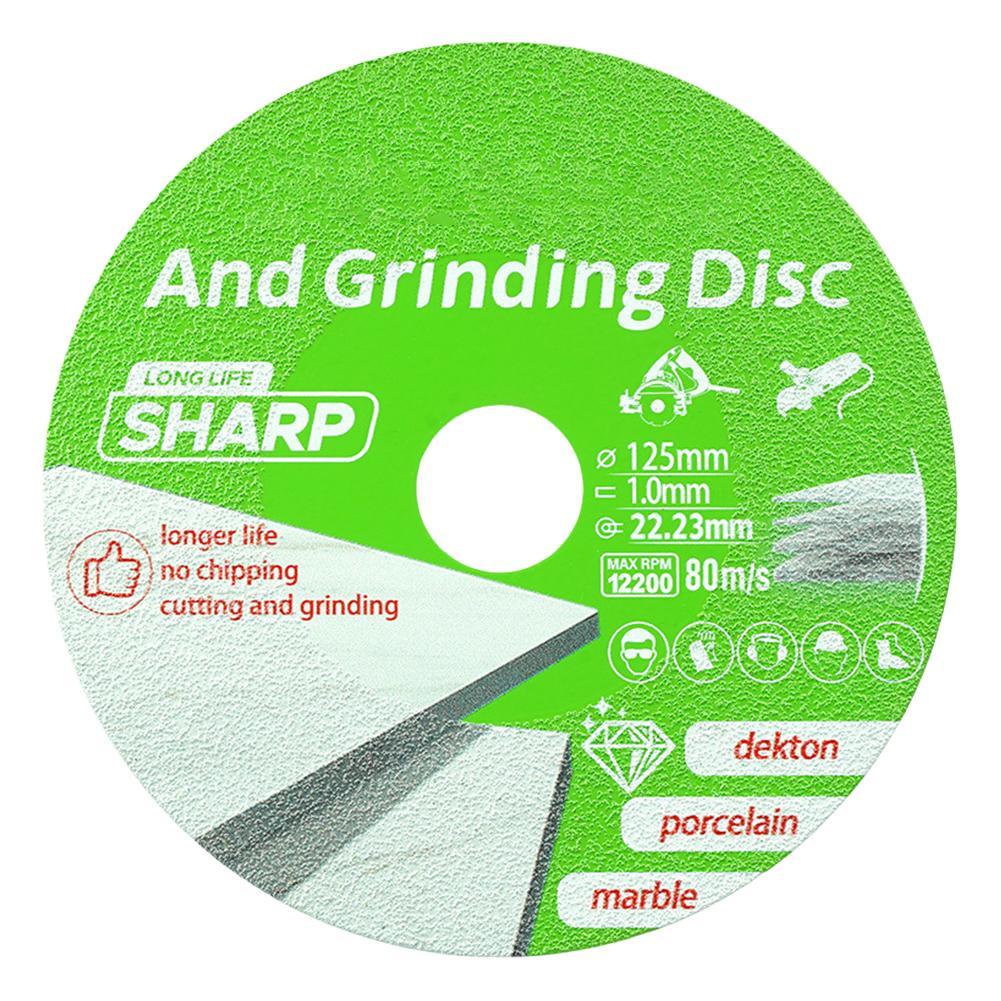 

2 шт. Алмазный отрезной диск 100/115/125 мм Многофункциональный шлифовальный диск для каменной плиты Плоский лепестковый шлифовальный круг для мрамора керамики стекла