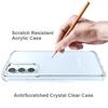 For Samsung Galaxy A54 5G Anti-Yellowing Acrylic TPU Clear Phone Back Cover Drop-Proof Mobile Phone Case