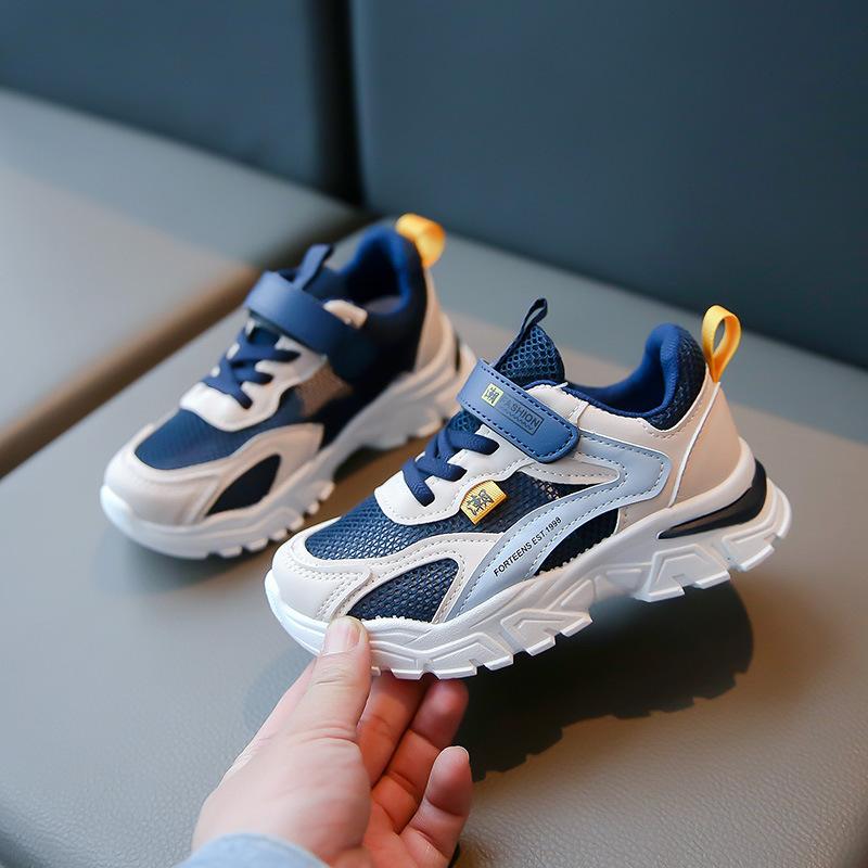 

Boys shoes autumn 2025 new children medium and older children mesh breathable mesh shoes girls soft-soled sports shoes casual shoes size 26/shoe inner length 16.5 cm