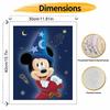 Disney Mickey Mouse Sorcerer Hat Paint By Numbers Hand Painting Kit. Home Decor Wall Art Gift