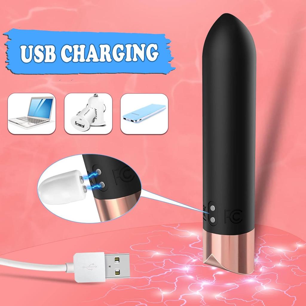 Powerful Lipstick Vibrator For Woman Bullet Vibrator With 10 Vibration Mode Vaginal Massage Nipple Clitoris Stimulator Sex Toys