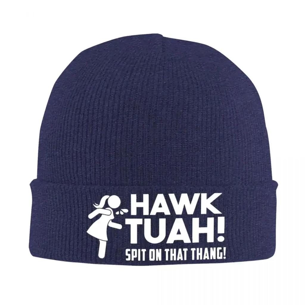 New Hawk Tuah Spit On That Thang Knitted Caps Womens Unisexs Beanie Autumn Winter Hat Crochet Melon Cap