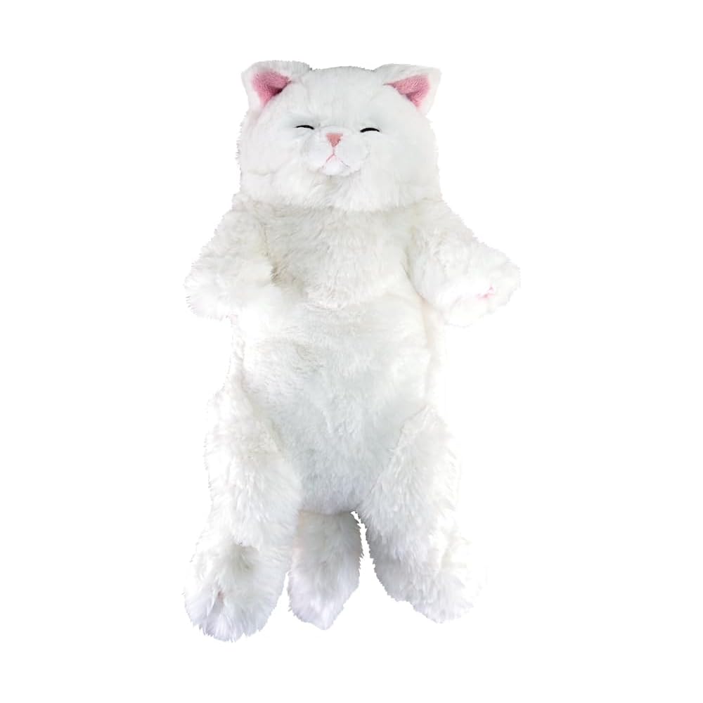 Sunlemon Persian Cat Plush Toy White 22x14x47cm Cute Animal Stuffed Toy