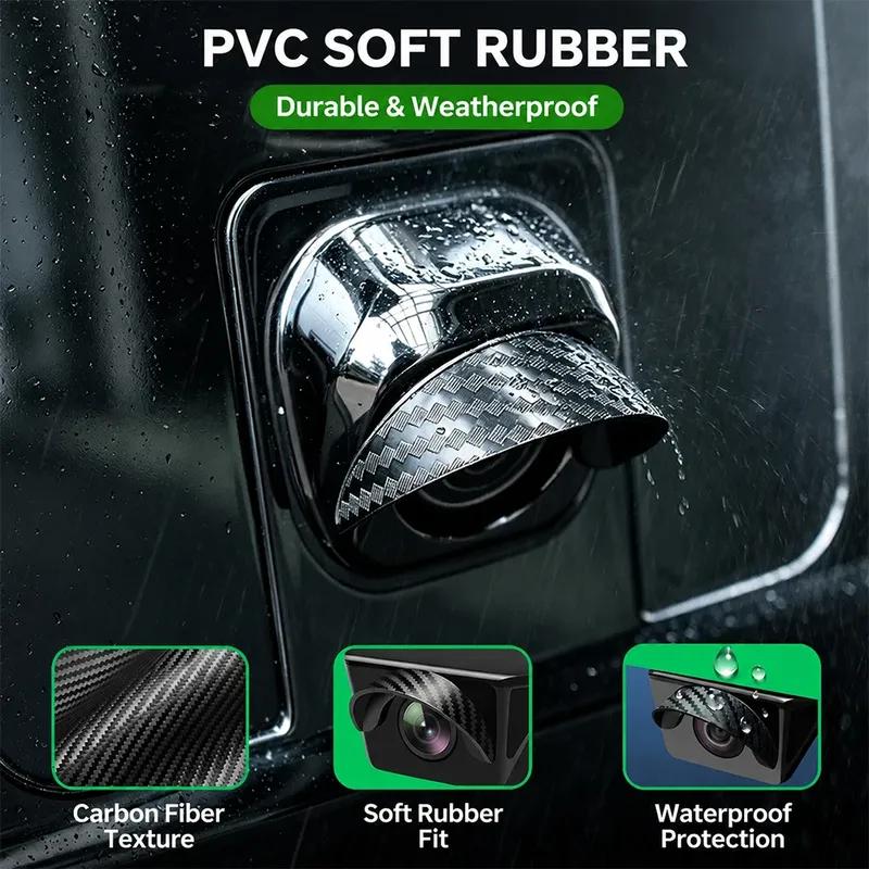 Car Parts Rear View Backup Camera Cover 360° Camera Protection Anti Scratch Waterproof Dust-proof Car Rear Camera Lens Protector