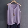 - catty loose large size sling vest women's summer knitted ice silk T-shirt bottoming shirt sleeveless inner top