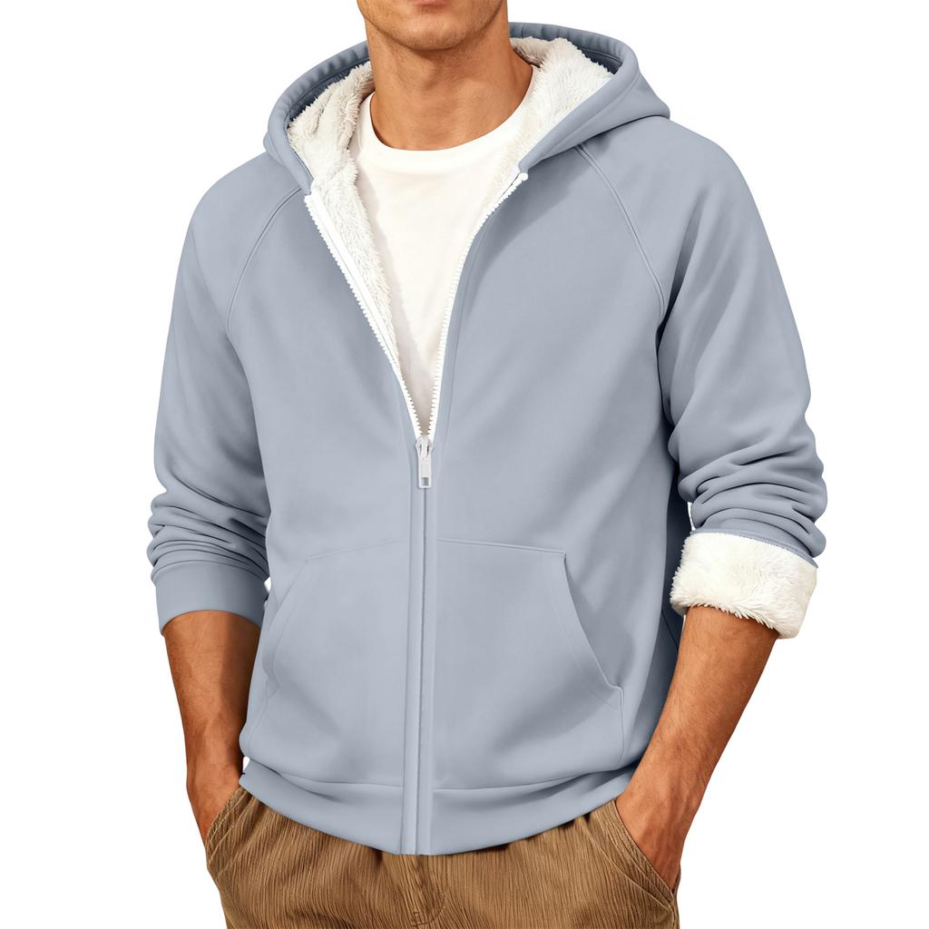 Men's Casual Warm Hooded Jacket