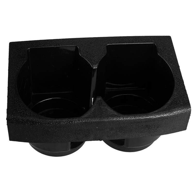 68430VB100 Front Center Centre Console Dual Bottle Cup Holder Storage Gap Black Plastic Fit for Nissan Patrol GU Y61 1997-2012